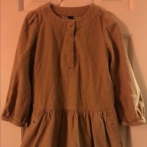Tan corduroy dress